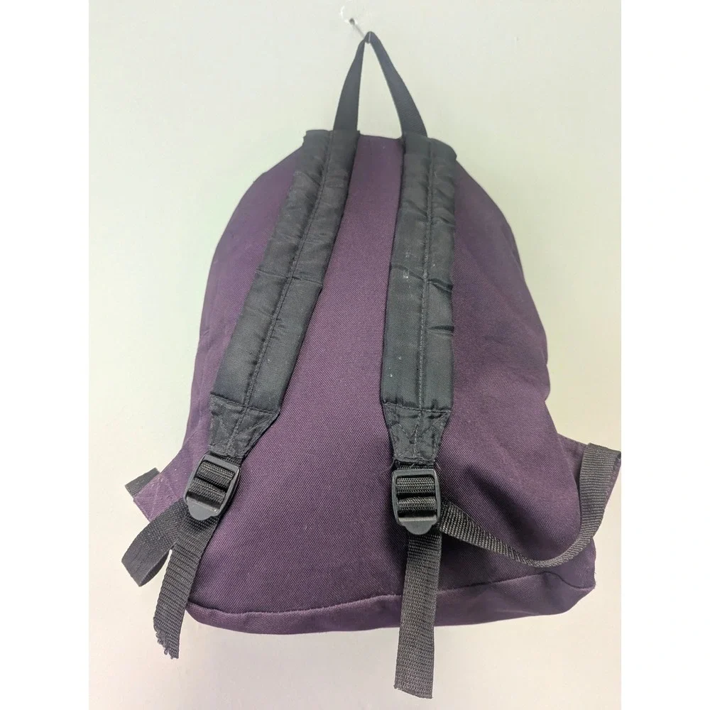 Vintage Coldwater Canyon Purple Black Multi Pocket Backpack 1990s Daypack